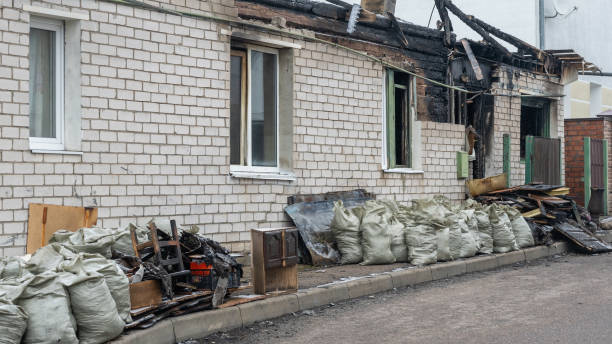 Professional Emergency Fire Cleanup technician working in Dallas, TX